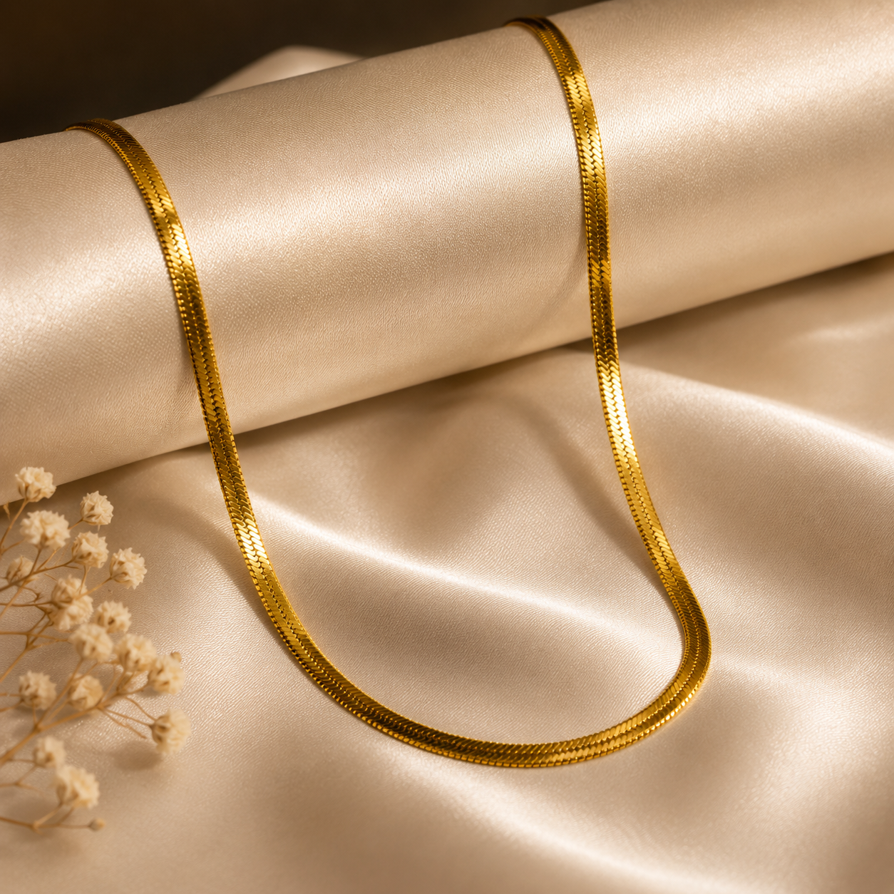 ChatGPT Image Aug 16, 2026, 09_21_06 PM TheVeriq Snake Chain - Gold Finish - Image 1